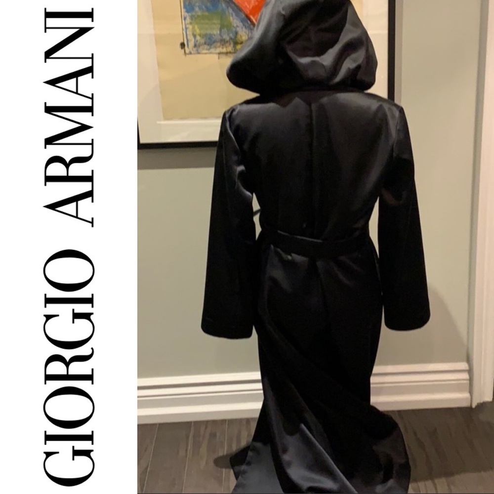 ✨🌟HP!🌟✨💯 SILK ARMANI Evening Coat 🖤 #Armani
